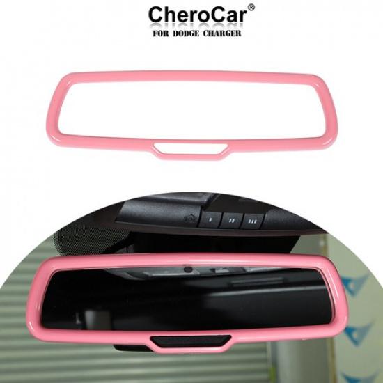 Rosa Rückspiegelabdeckung Zierring für Dodge RAM 1500 10-17 Zubehör