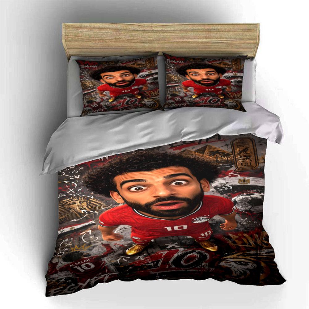 Soccer-themed Player Graphic Design. Bedding Sets Duvet Cover Sets Duvet Covers Pillowcases(1*Duvet Cover 2*Pillowcases Without Duvet Insert)