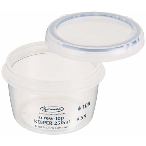 Screw Top 250 Shallow x 5