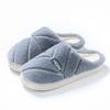 Plush cotton slippers wear thick soles outside in autumn and winter household warmth and plush comfort couple bedroom shoes