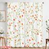 2pcs,2D plane printing Contemporary Curtains Floral Vine Elegance Polyester (without rod) Art Deco Festive Perfect for Bedroom,