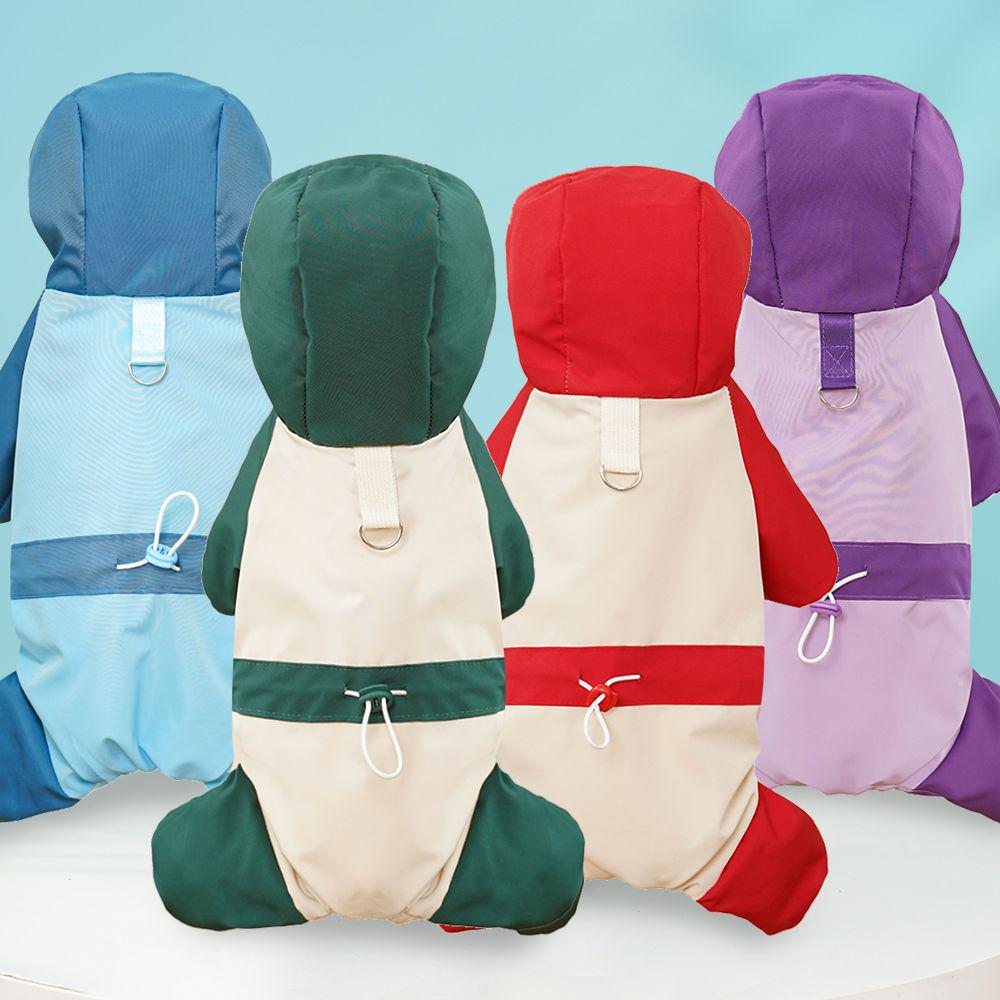 Waterproof Outdoor Suit for Small & Medium Dogs: Autumn/Winter Pet Clothing with Leash Accessories