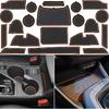 Center Console Liner For Subaru Crosstrek Accessories 2024 2025 2026, For Impreza Cup Holder Mat, Coaster Trim, Non-Slip Dust Interior, Door Slot