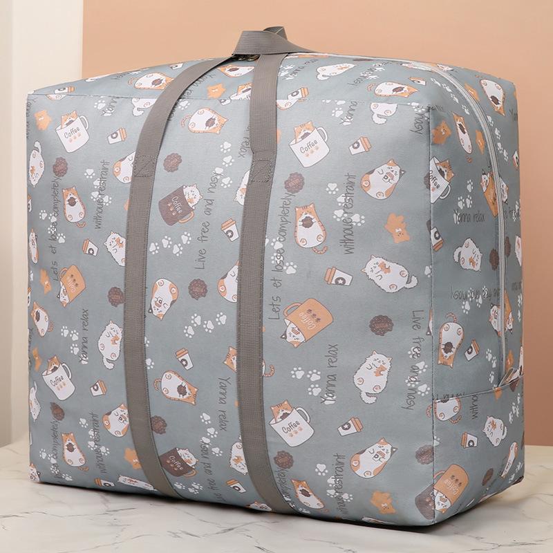 Oxford Cloth Zippered Storage and Moving Bag for Clothes and Quilts