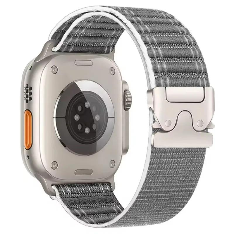 Nylon Strap for Apple Watch Band Ultra 3 2 49mm 46mm 42mm 45mm 41 44mm 40mm Parachute Bracelet iWatch Series 11 10 9 8 7 6 5 SE3