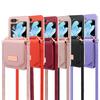 VIETAO PU Leather Bank Cards Wallet Phone Case With Cross Body Lanyard Compatitable With Samsung Galaxy Z Flip7 6 Flip5 Flip4 Z3