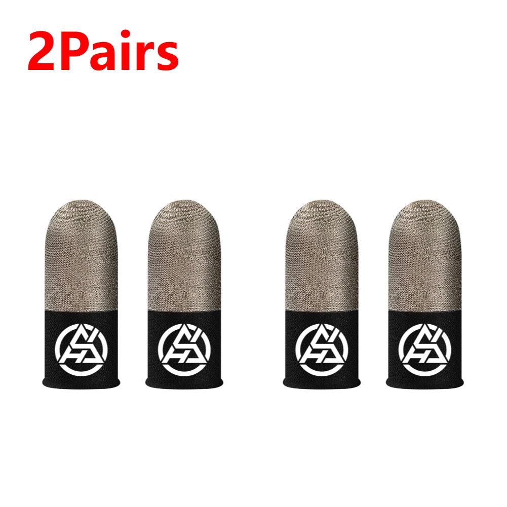 1-10 Pair Luminous Fingertips Sweat-Proof Game Finger Sleeve Finger Cots Cover Sensitive Mobile Touch Glove for PUBG Phone Games