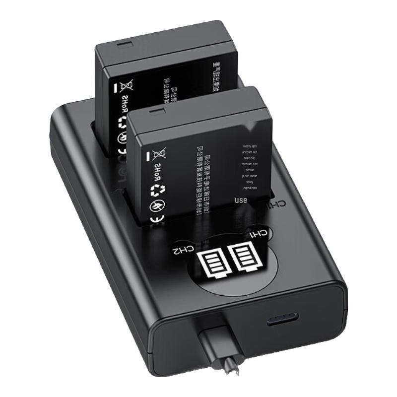 Llano DMW-BLG10 Camera Battery (2-Pack) & Dual Charger Kit CN plug (adapter included)