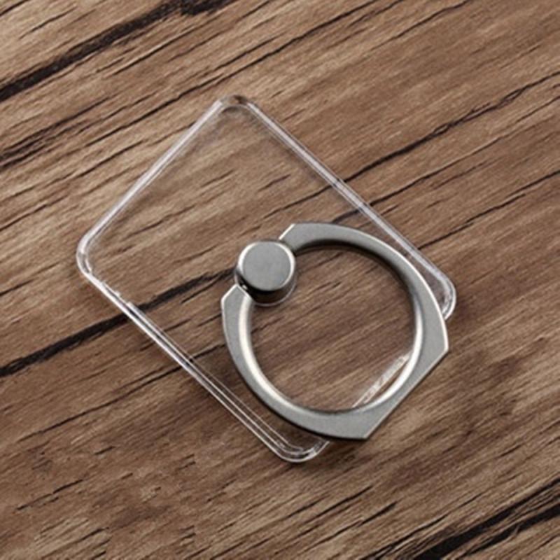 Clear Phone Ring Holder & Stand with Suction Cup for Apple Devices