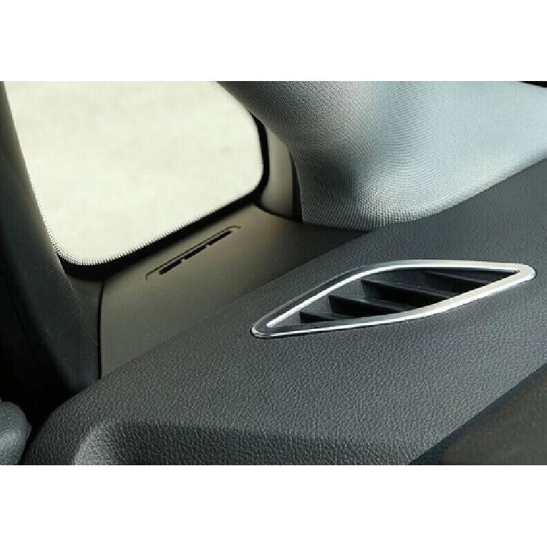 For BMW 2 Series Touring 15-19 Matte Silver Dashboard Upper Air Outlet Vent Trim