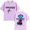 Rock Chase Atlantic Lost In South America Tour 2025 Graphic T-shirt Unisex's Gothic Hip Hop Short Sleeve Cotton T Shirts Streetwear