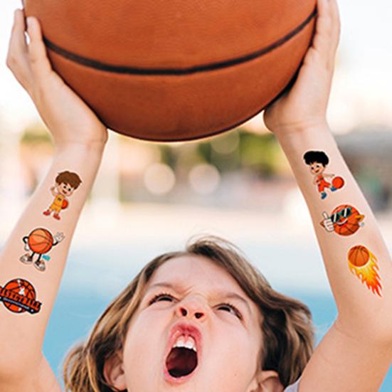 

Yousheng 10 шт. детские наклейки для татуировок мультфильмы спорт прочные водонепроницаемые не вызывающие аллергию временные татуировки наклейки B