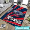 Custom NameNew Orleans Helmet Carpet, Indoor Rug, Chair Rug, Living Rooms, Doormat Made From Polyester Home Decor Birthday Christmas Gifts