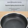 Deepened 316 Stainless Steel Non-Stick Double-Handle Pan for Pancakes - Compatible with Induction and Gas Cookers