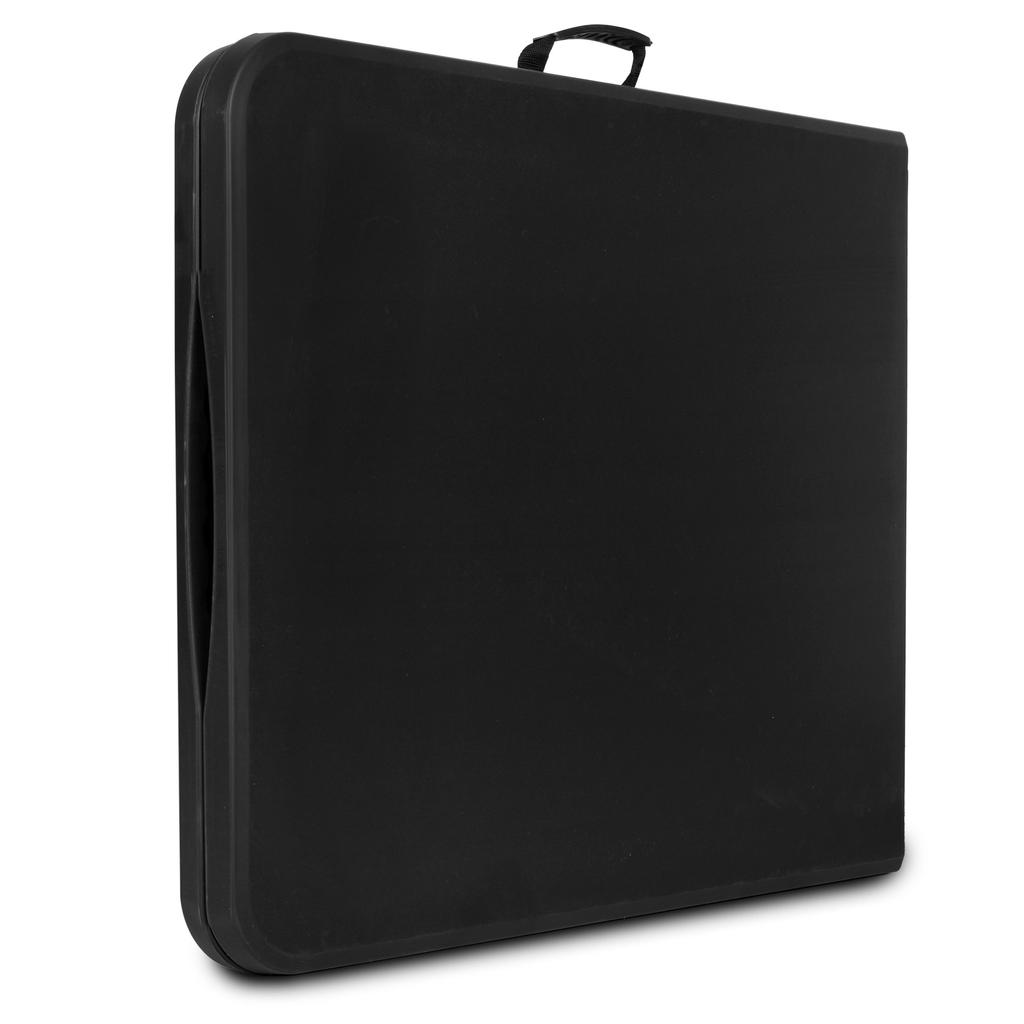 Bali Black Folding Catering Table 180cm in a Black Portable Case