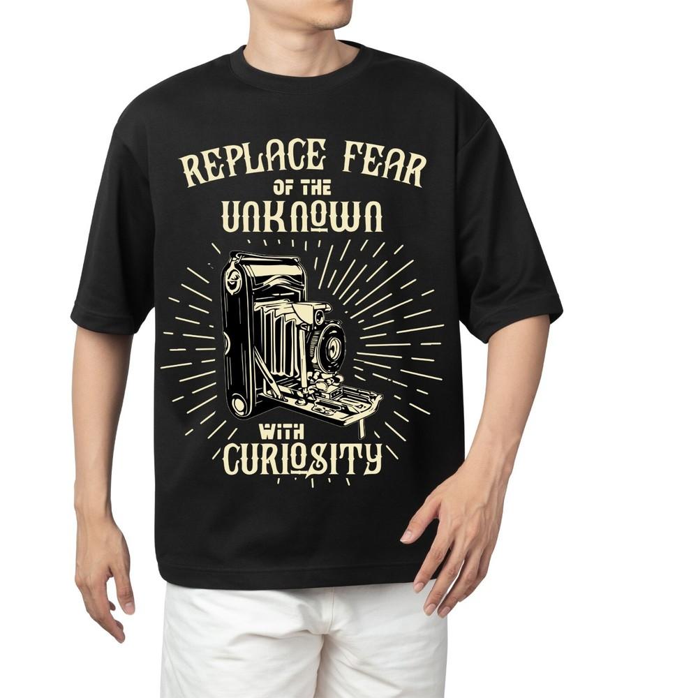 Curiosity  T-shirt Men's Women's Tops Tees – Replace of the Unknown Curiosity | Mysterious Statement Tee