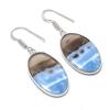 Natural Owhyee Opal Gemstone 925 Sterling Silver Jewelry Earring 1.81" AEE-10687