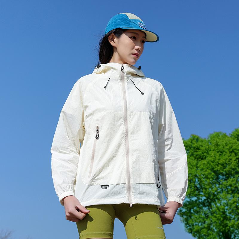 UPF100 + Outdoor Sunscreen Clothing Women's Fashion Sunscreen Jacket Top Summer Loose Ice Breathable Sunscreen Clothing