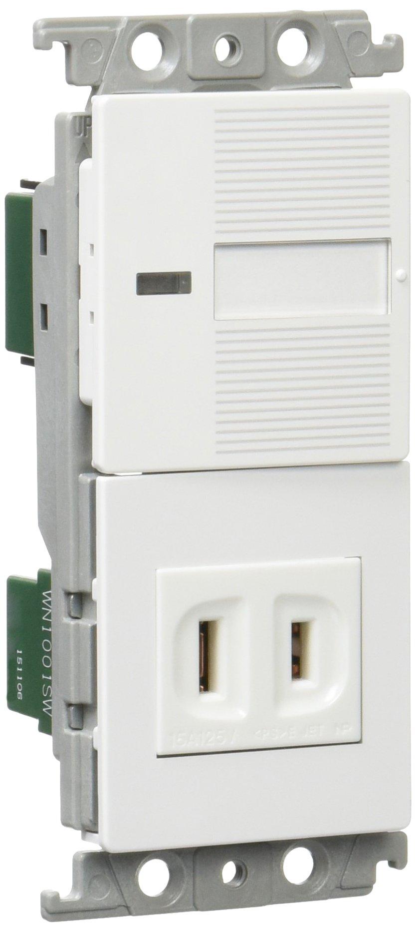 

Panasonic Cosmo Series Wide 21 Recessed Set Hotaru Switch B Outlet White WTF10016W Switch/Outlet