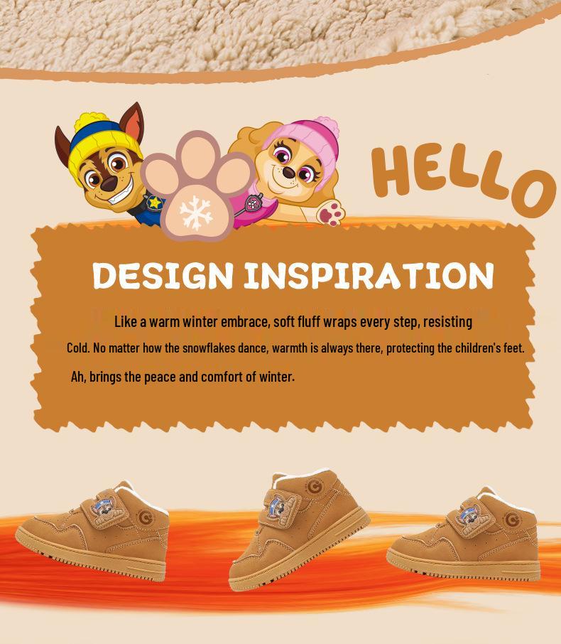 Paw Patrol 2025 Chodítko Nepromokavé boty s fleecovou podšívkou pro chlapce