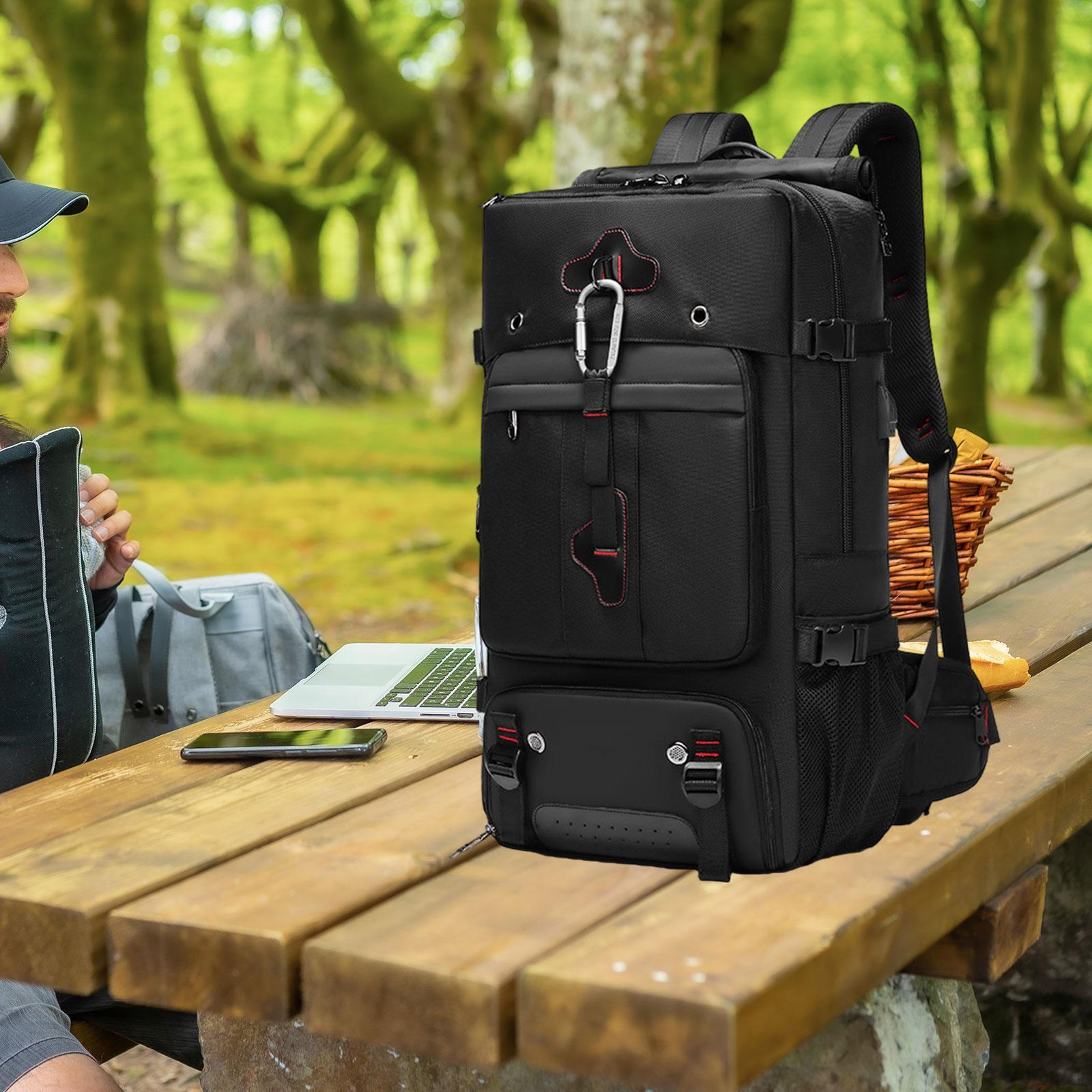 

Рюкзак для походів. Повсякденний рюкзак. Ноутбук із відділенням для взуття. USB-порт для зарядки Black