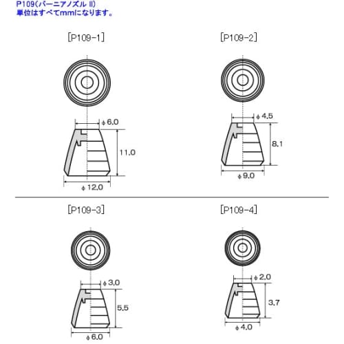 Kotobukiya M.S.G Modeling Support Goods Plaunit P109 Vernier Nozzle II Non-Scale Plastic Model