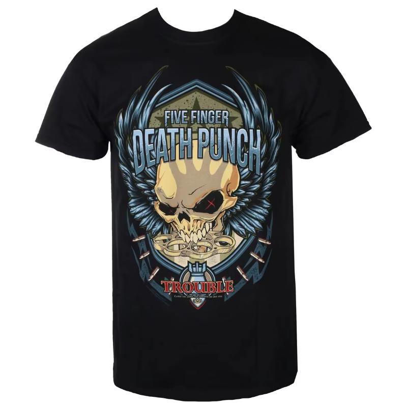 Five Finger Death Punch Graphic T-shirt Unisex Men Women Summer Short Sleeve Fashion Top Casual Vintage Brand Retro Tees