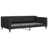 VidaXL Lit de jour avec matelas noir 100x200 cm tissu 3197415