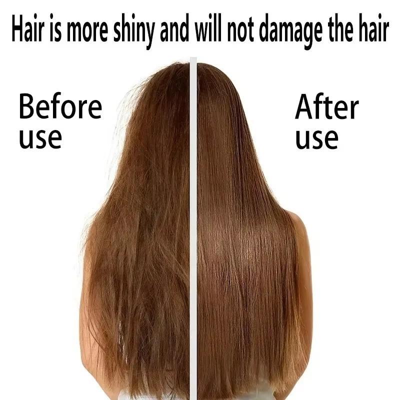 2 IN 1 Professional Hair Straightener & Hair Dryer Handheld Heat-Up Hair Flat Iron Negative Ion Iron Long-Lasting Styling Tool