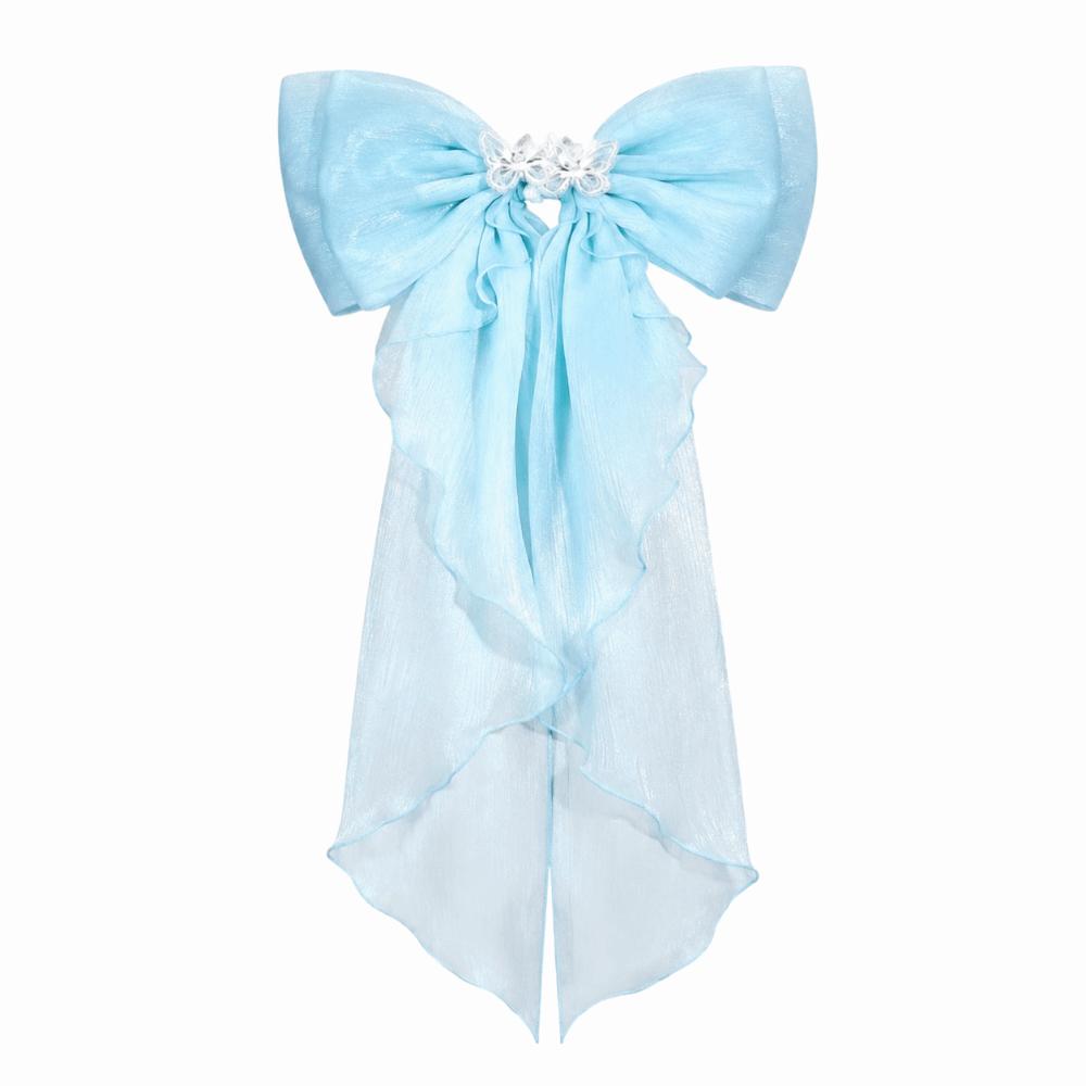 Multicolor Trailing Bowknot Safety Pin with Pin Double Layer Bowknot Wedding Dresses