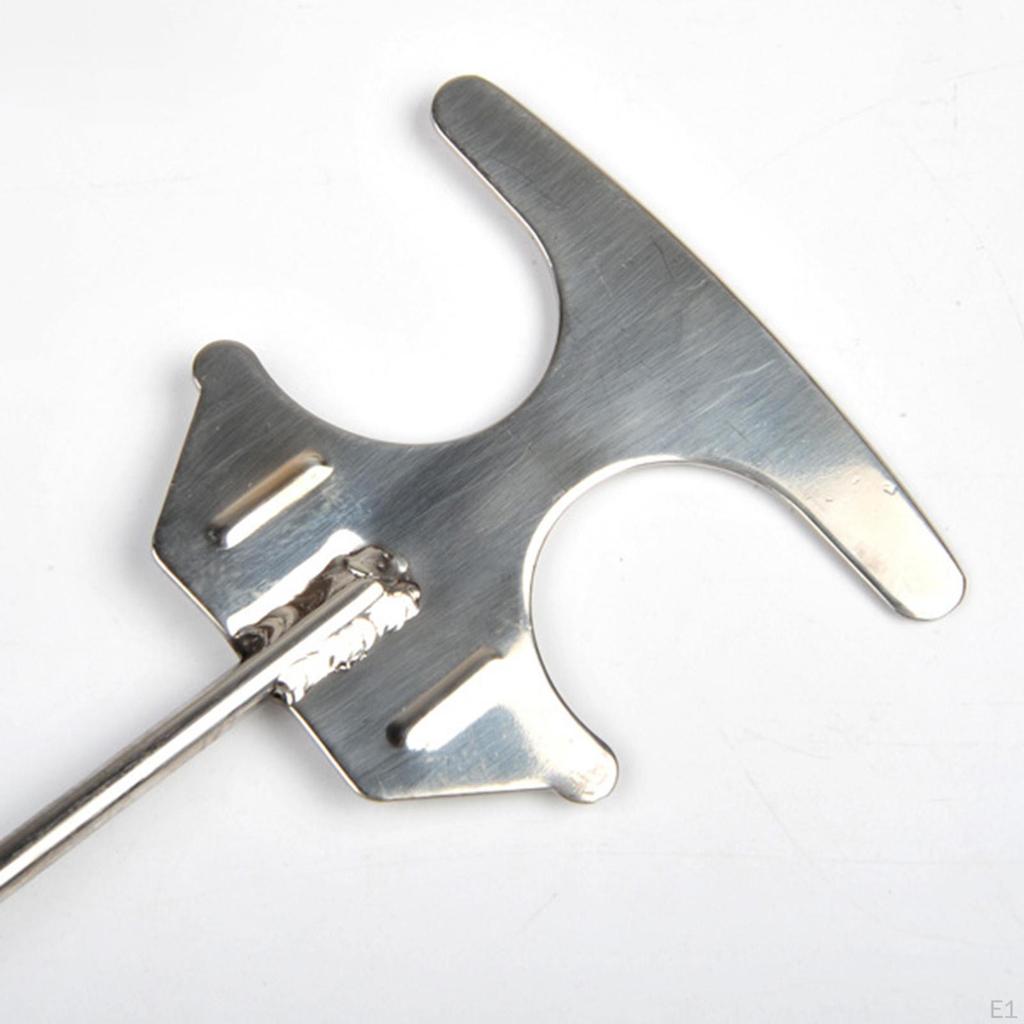 Stainless Steel Shrimp Bait Spoon Making Scoop Multifunction Rustproof Portable Rock Fishing