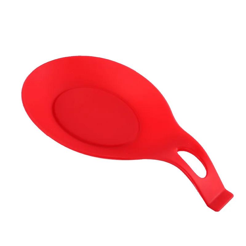 2pc Food Grade Silicone Spoon Mat  Heat Resistant Placemat Tray  Pad Drink Glass Coaster Hot Sale Kitchen Tool 5z