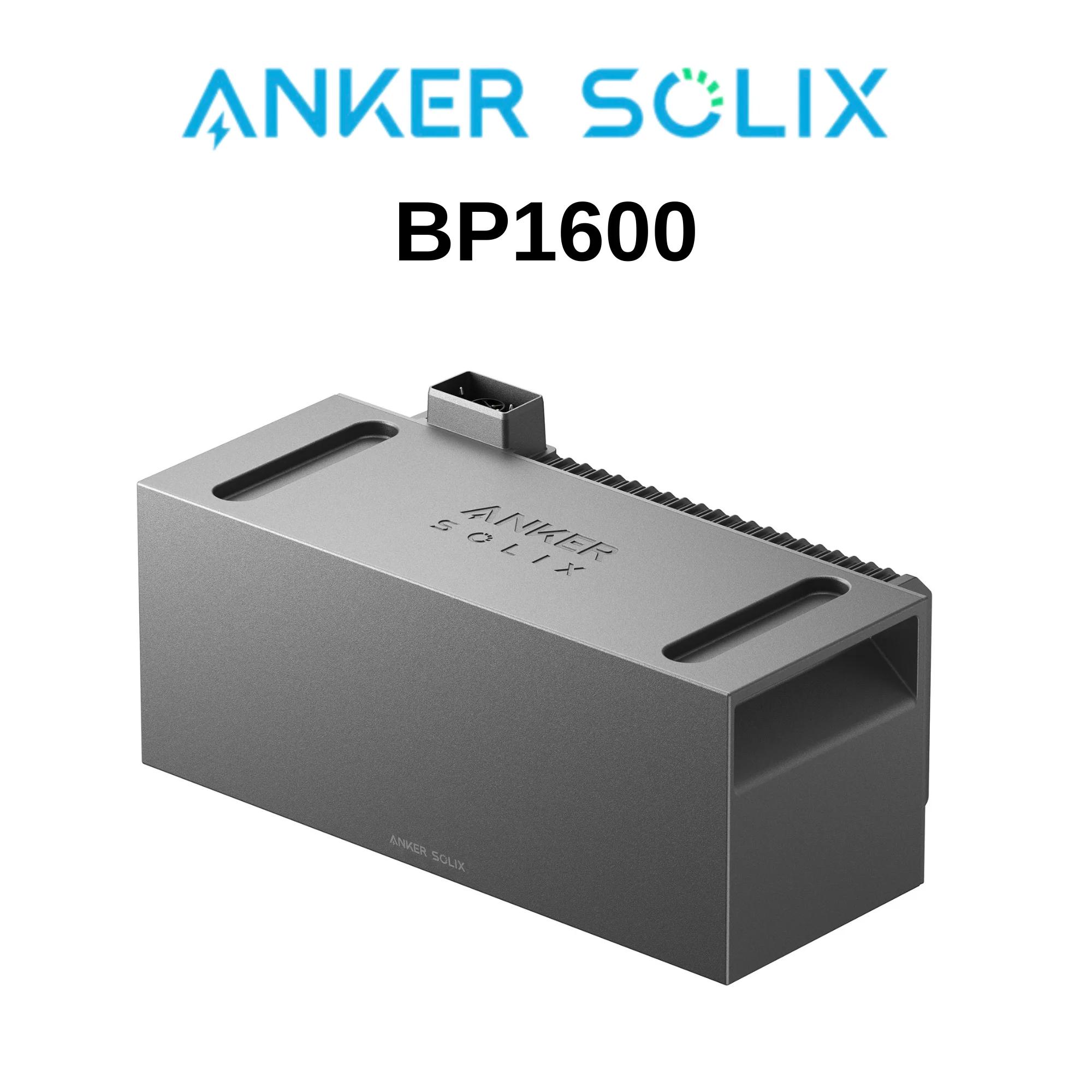 New Anker SOLIX BP1600 Expansion Battery Storage Battery Battery 1600Wh Battery Pack for Anker Solix Solar Bank 2E1600 Pro/AC/PLUS 0% VAT.