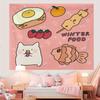 Cute Winter Food Tapestry - Adorable Wall Hanging For Home Decor, Perfect Gift For Those Who Love Whimsical And Cozy Designs