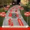 Outdoor Wedding Aisle Balloons - Double Happiness Yard Decorations