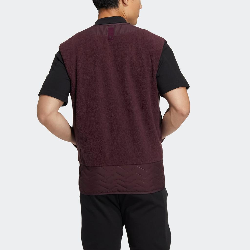 Adidas 2.0 2-in-1 Embroidered Logo Zip-Up Sports Jacket Men Outerwear Dark-Red HR4448