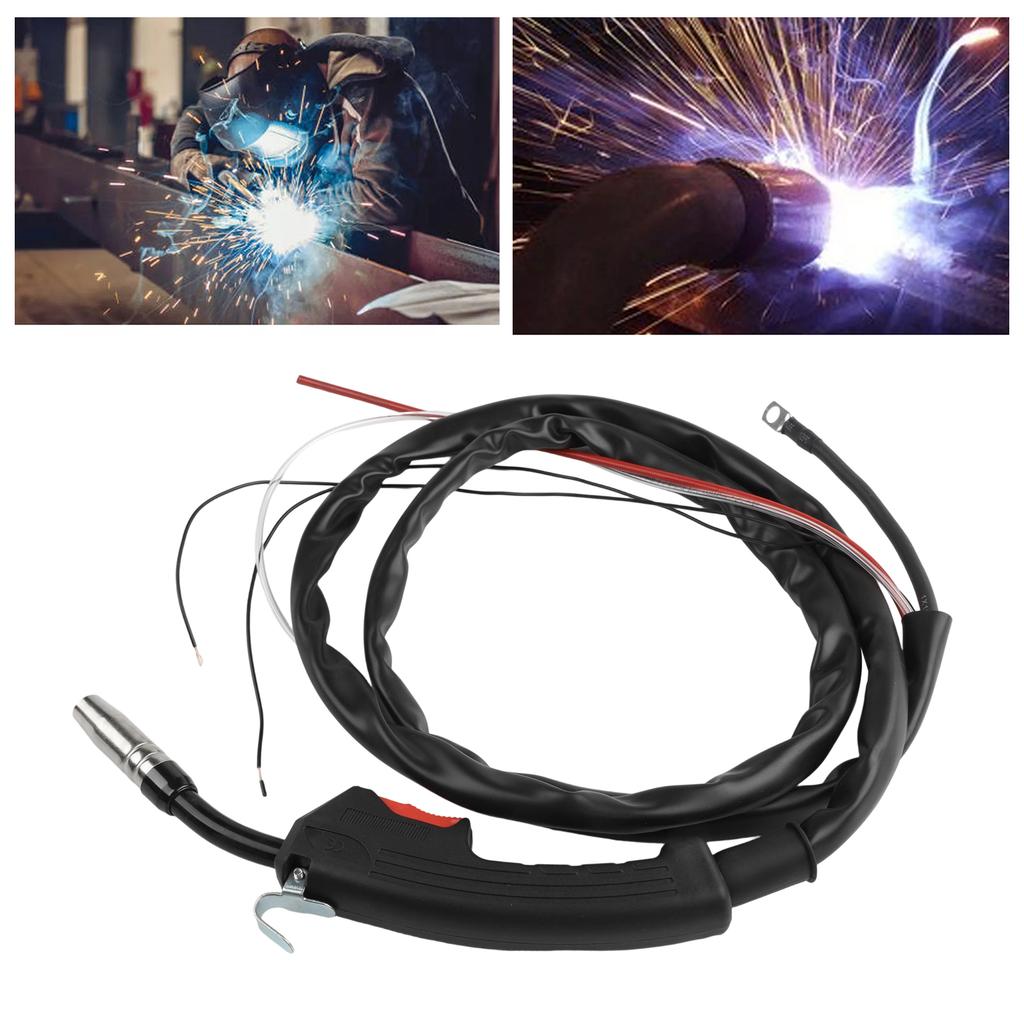 1pc 14AK MB14 Gas Protective Welding Torch Assembly 2 Meters 160A~200A High Current For MIG130 0.8~1.2mm Welding Wire