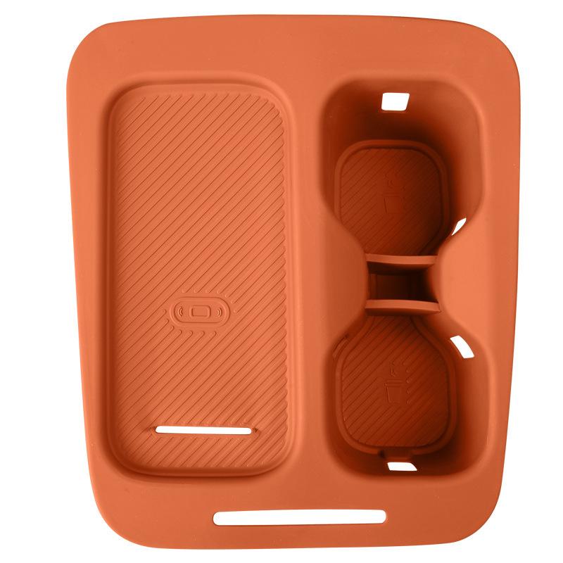 Porte-gobelet d'eau à chargement sans fil Leapmotor C10 – Coussinet en silicone anti-collision pour 26 modèles