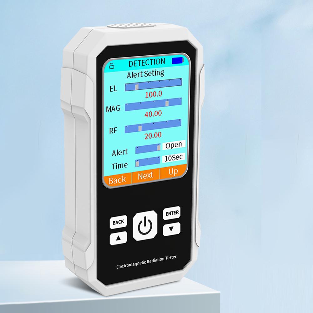 VTER2 Radio Frequency Detect Meter Digital EMF Meter Electric Field Magnetic Field RF  Tester Sound Alarm for EF RF MF