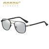 aoron Polarized Sunglasses Men's Fashion Double Beam Metal Sunglasses Outdoor Cycling Sunglasses
