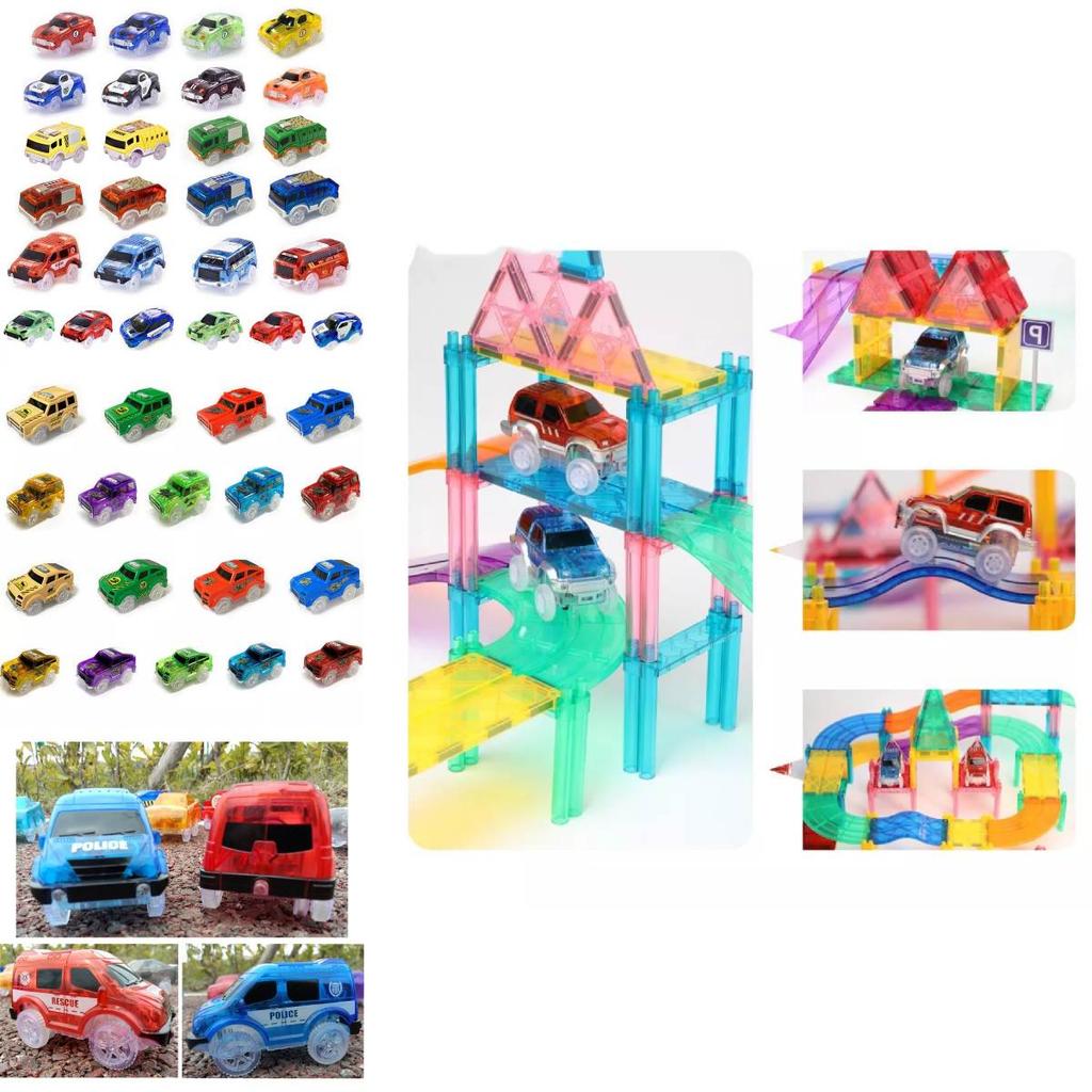 Ηλεκτρικό Διαφανές Αυτοκινητάκι Παιχνίδι Καραμέλα με 5 Φώτα και Φωτεινά Χαρακτηριστικά Για Όλα τα Παιδιά