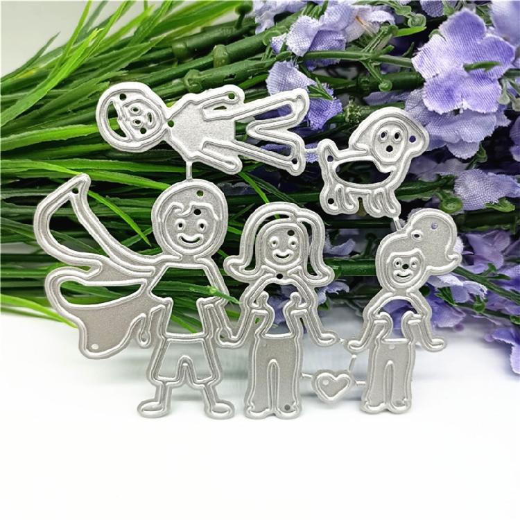 CarbonSteel Metal Cutting Dies Handmade Crafts Children Kids Girls Boys
