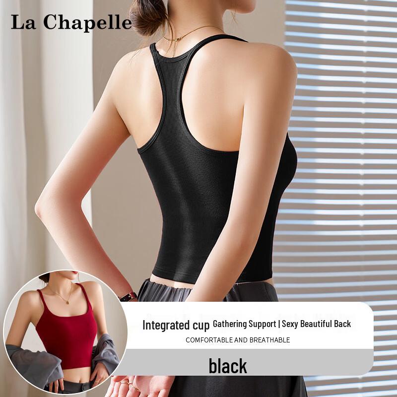 La Chapelle Women's Padded Racerback Tank Top