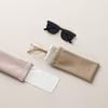 Automatic Closed Sunglasses Organizer Pouch PU Leather Eyeglasses Bag  Eyewear Accessories