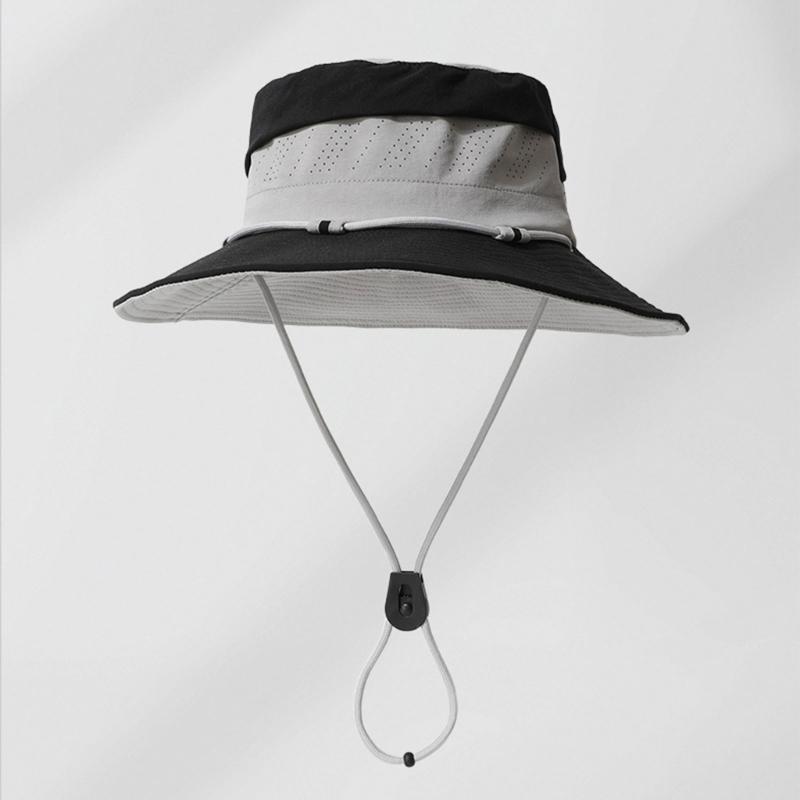 Quick Dry Sun Hat Wide Brimmed Lightweight Foldable For Outdoor Hiking Fishing Beach Activities
