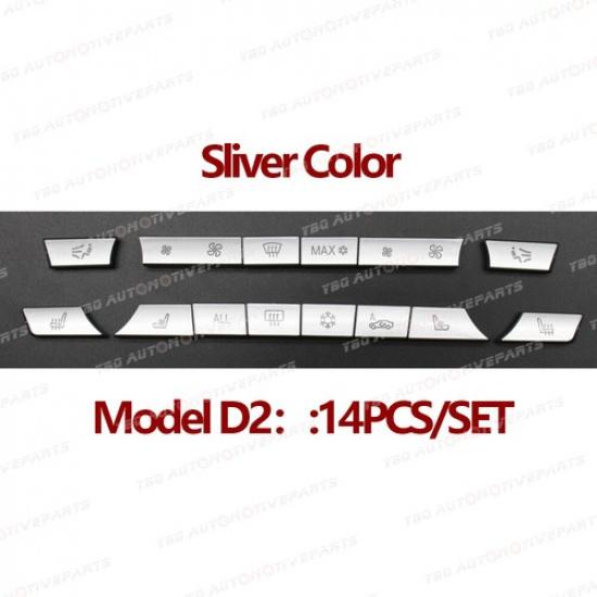

Dashboard AC Air Vent CD Control Switch Button for BMW 7 Series F01 F02 2009 -14 D2 14pcs set