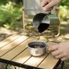 Titanium Alloy Camping Water Cup Portable Tea Coffee Cup Safe Antibacterial Water Bottle For Camping Mountaineering