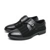 Fashion Leather Shoes Man Casual Loafers Luxury Design Slip On Male Dress Shoes Leisure Style Big Size Good Wear-resistant Sole
