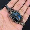 Tree Of Life Labradorite Gemstone Pure Copper Wire Wrapped Handmade Pendant Jewelry