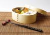 Osaka Choseido Magewappa Bento with Lunch Bonus Brown Band Box, Oval, Dividers, 720cc, Band, Included,
